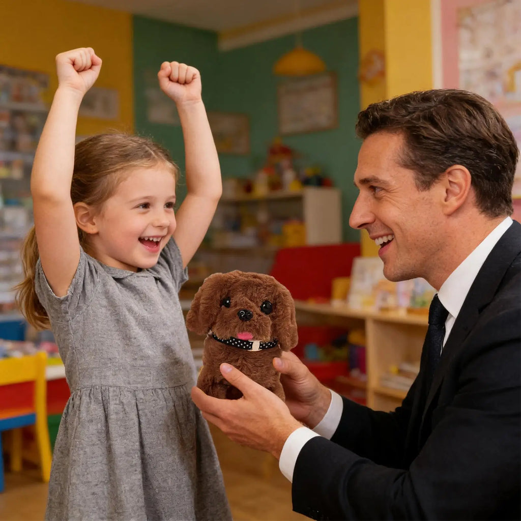 🐶🤖 Electric Walking Dog Toy – Interactive Educational Robot Pet for Boys & Girls Preschool Children