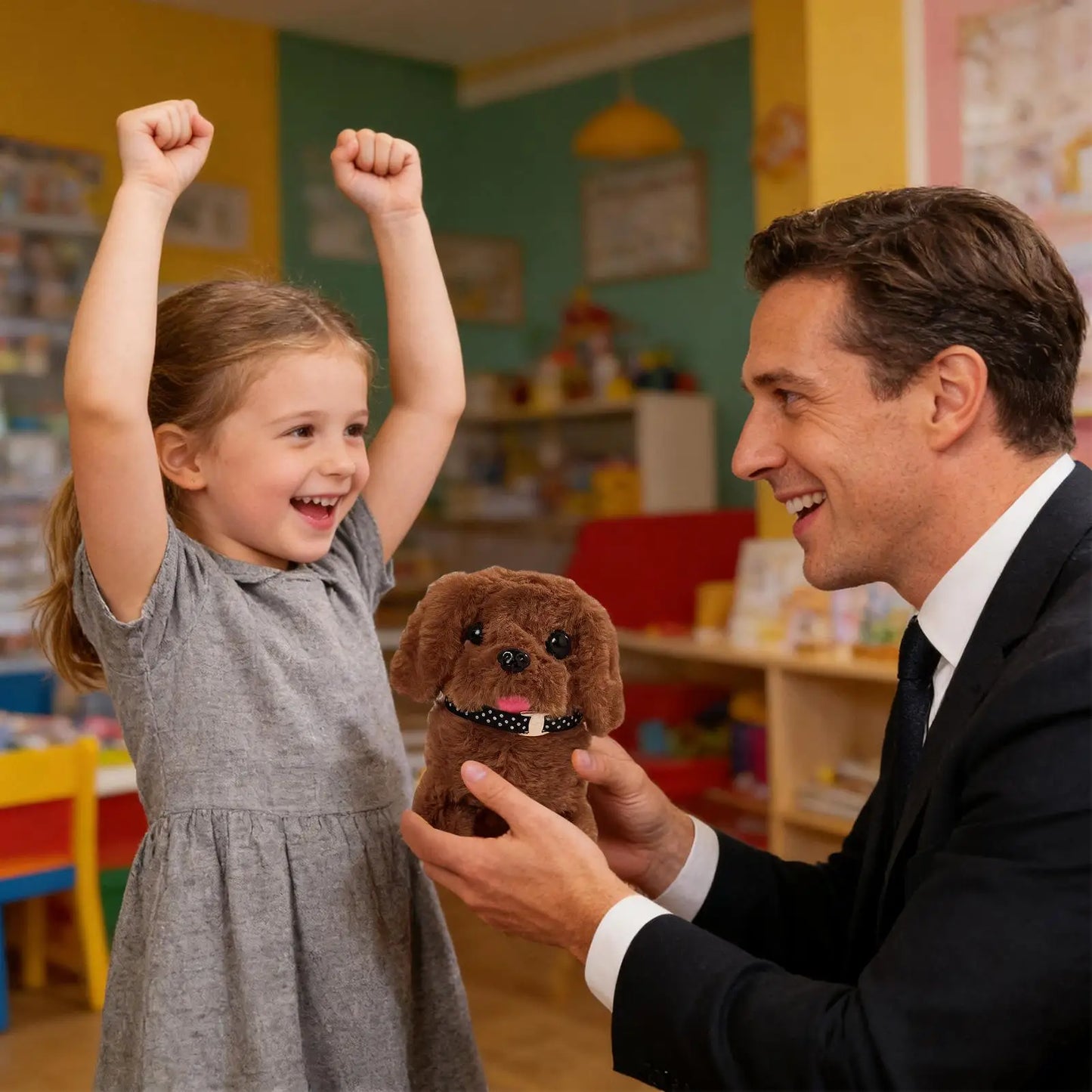 🐶🤖 Electric Walking Dog Toy – Interactive Educational Robot Pet for Boys & Girls Preschool Children