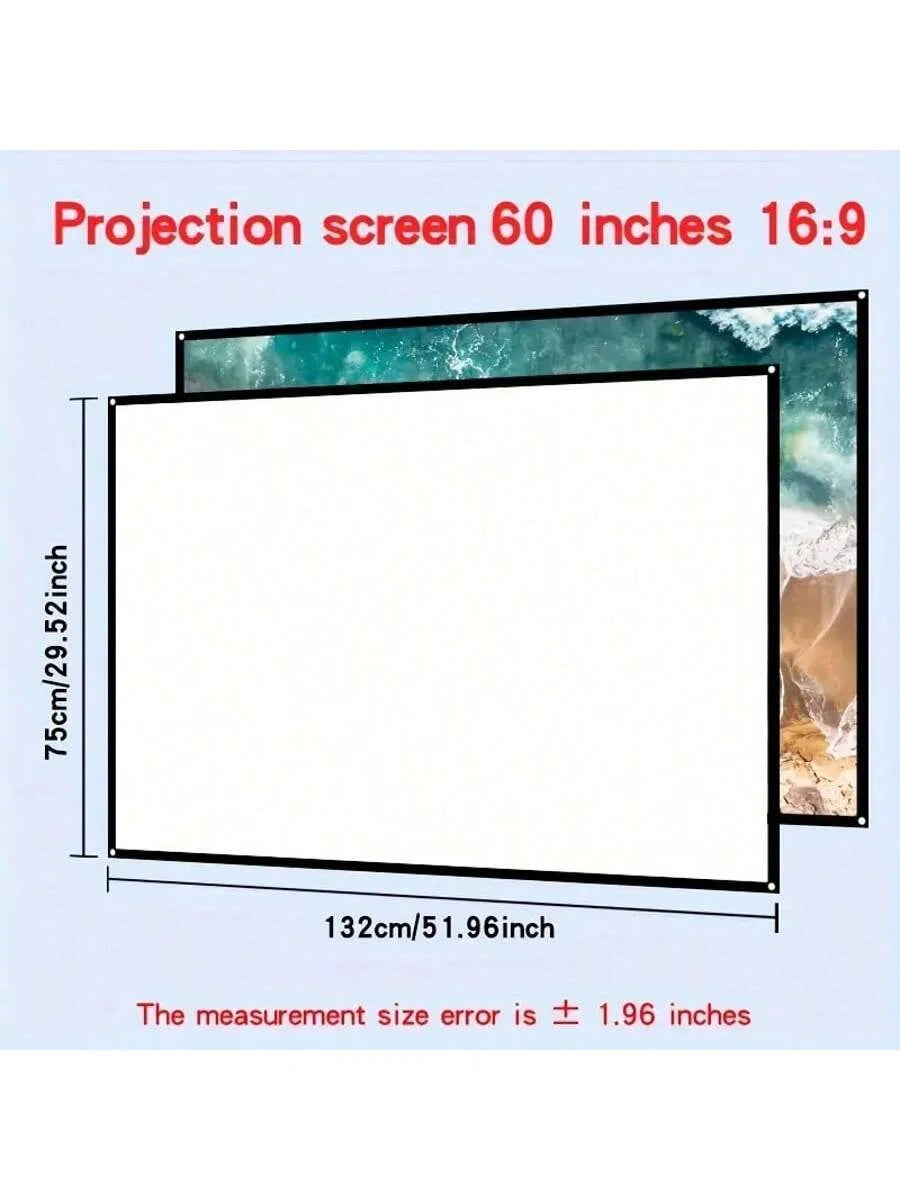 📽️✨ Portable Mini Projector Full HD 1080P Support 🎬 | USB-Powered with Remote Control 🎮 | Ideal for Smartphones & USB Devices 📱💻