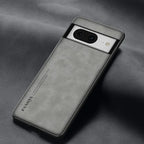Sheepskin Leather Silicone Bumper Case for Google Pixel Series