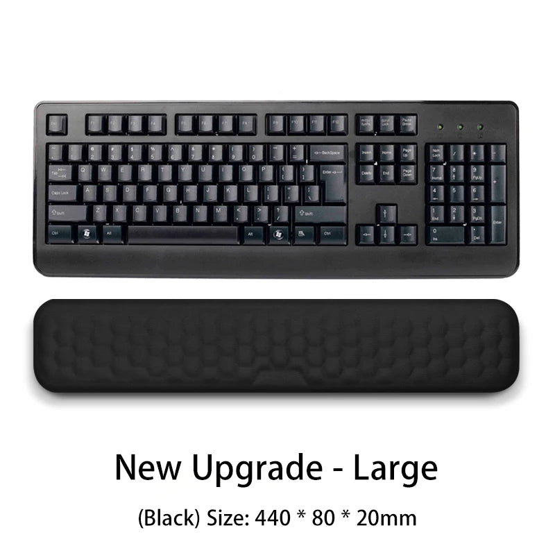 ⌨️🖱️ Ergonomic Memory Foam Keyboard & Mouse Wrist Rest Pad