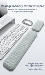 ⌨️🖱️ Ergonomic Memory Foam Keyboard & Mouse Wrist Rest Pad