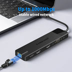🚀💻 Lemorele TC100 13-Port USB-C Hub – 4K HDMI RJ45 1000Mbps Dock 🔎 SEO Title