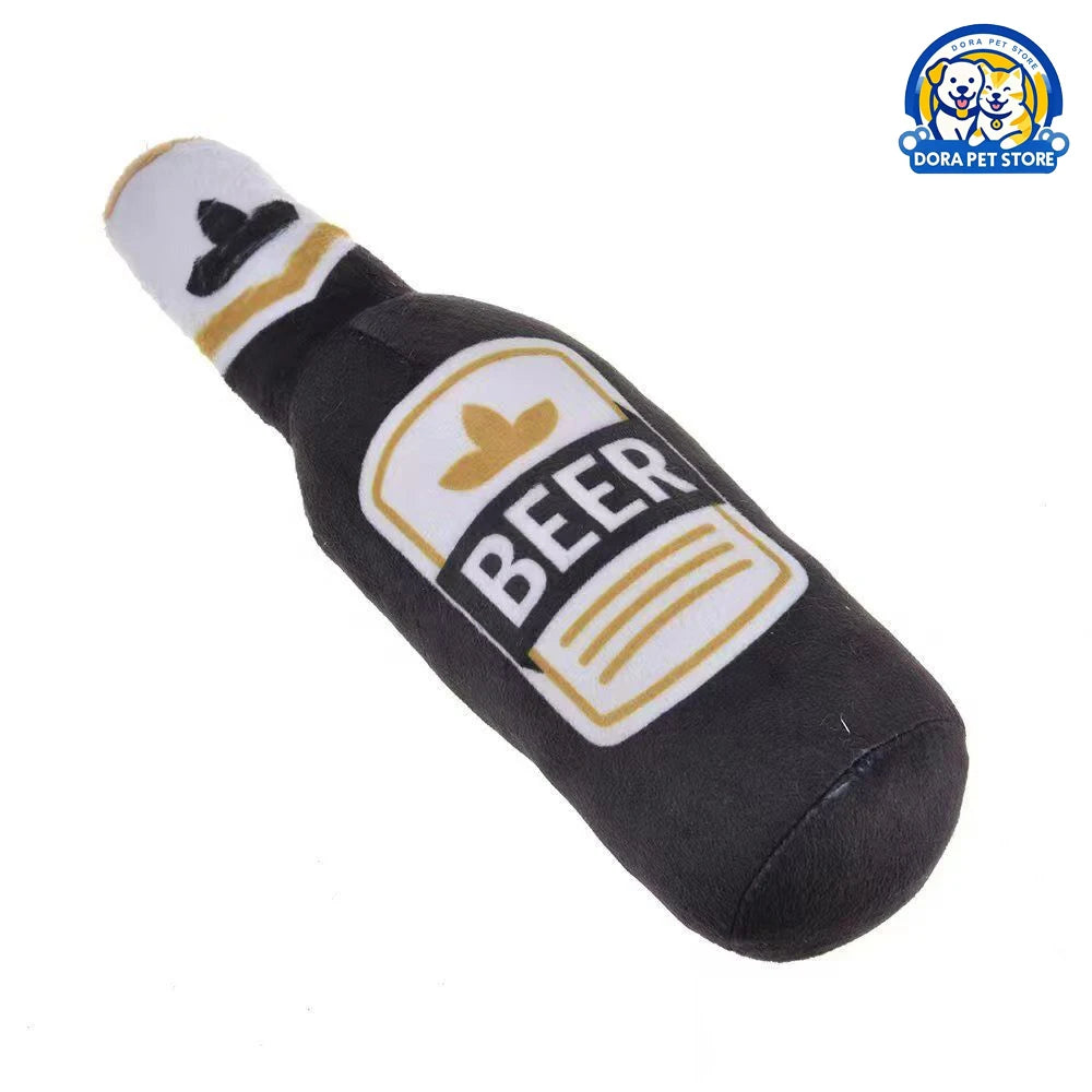 Pet supplies simulation beer vodka whiskey bottle BB call pet dog cat companionship pet toys