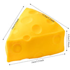 Jumbo Cheese Squishy Stress Ball – Slow-Rebound Cheese Fidget Toy