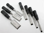 Hand Tool Wood Chisel Carbon Steel Chisel with Hammer End and Anti-Slip Handle Carpentry Tools Woodworking Chisel 19/25/32/38mm