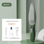 2-In-1 Hair Suction Pet Shaver & Paw Trimmer – Low Noise USB Rechargeable