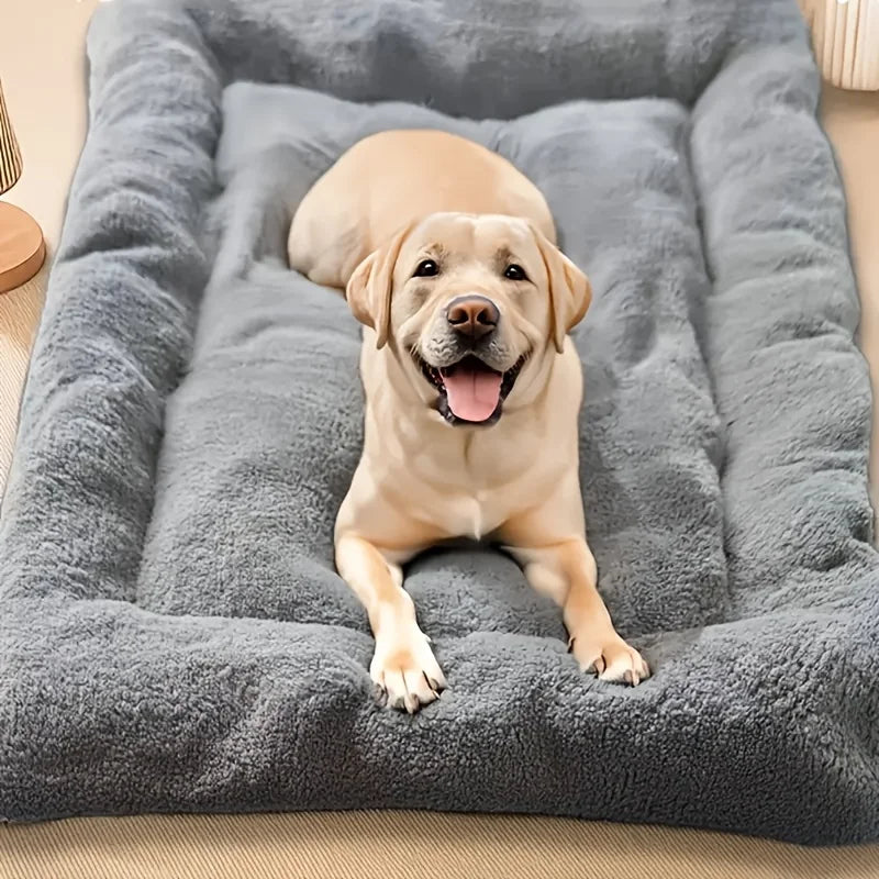 🛋️🐾 Oversized Plush Pet Bed Sofa – Ultra Soft Rectangle Mat
