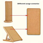 A sturdy and thick cat scratch board - free of clutter, sofa safety, used for exercise and relaxation