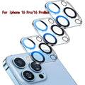 2/4PCS 9H HD Camera Lens Protector for iPhone 16 Pro / Pro Max