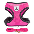 🐾🎽 Adjustable Mesh Cat & Small Dog Harness Vest with Leash