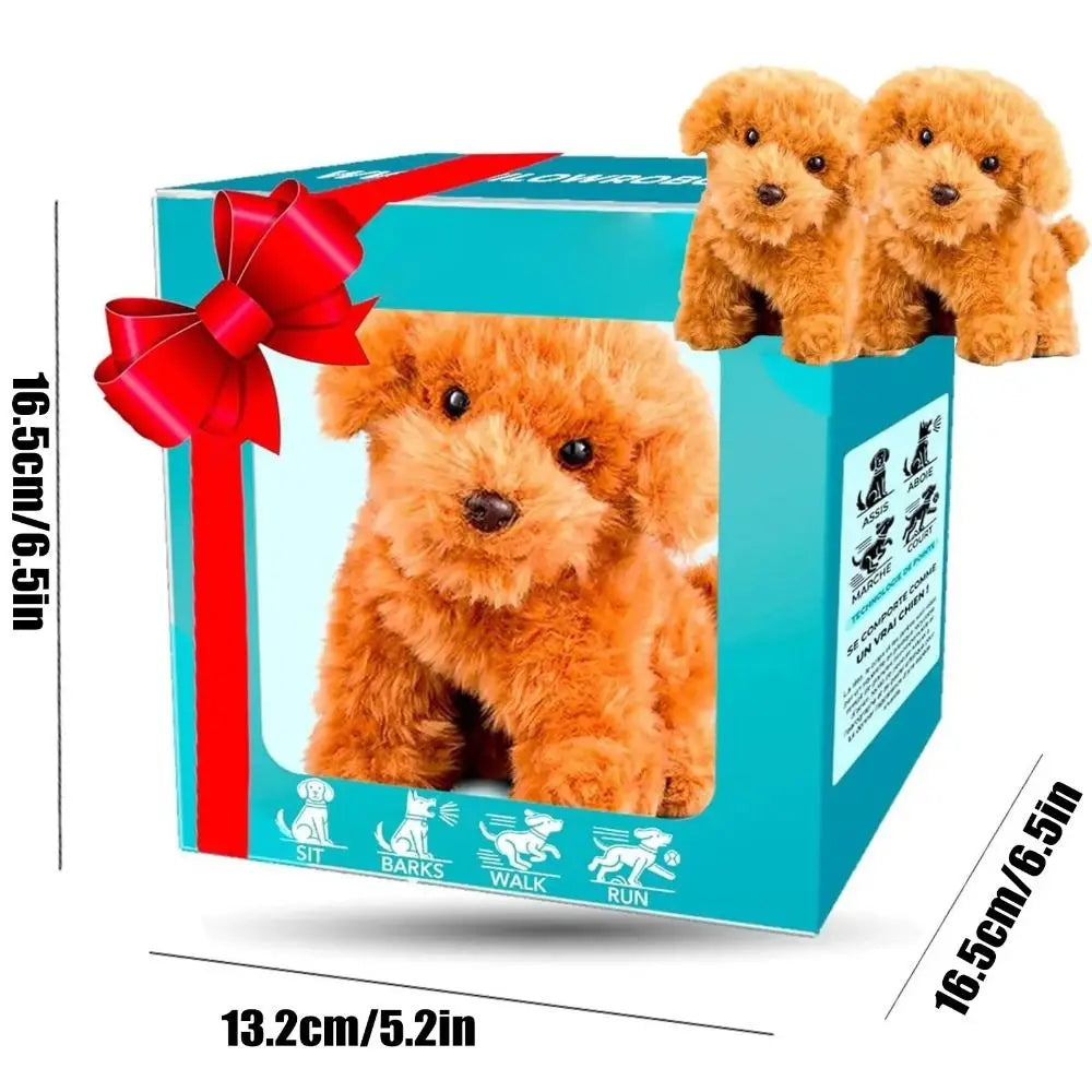 🎁 Birthday Gift Stuffed Animal 🐶 Realistic Robotic Puppy 🤖 Interactive Robot Dog 🐾 Barking, Tail Wagging & Walking Toy 🎂 Kids & Pet Lovers Gift 🎀