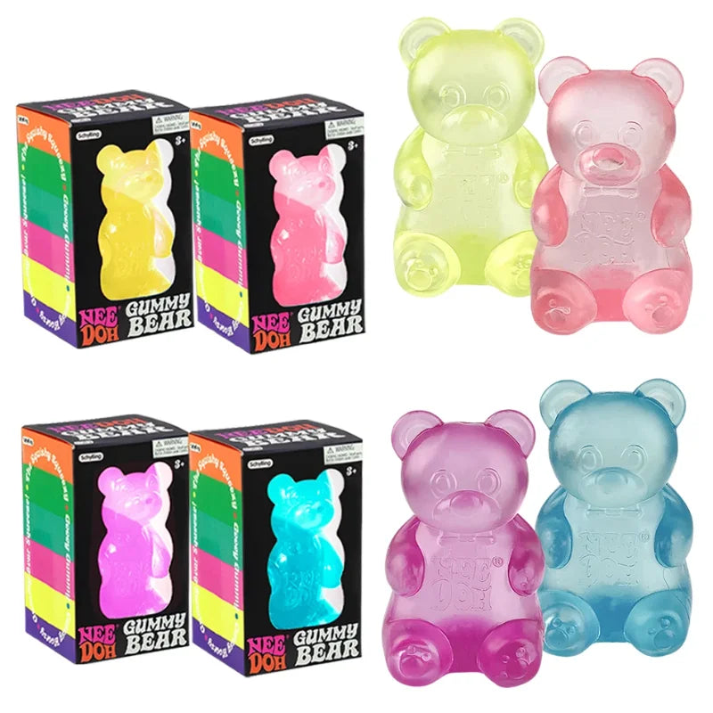 NeeDoh Bear Squishy – Soft Sensory Fidget Toy