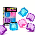 NeeDoh Nice Cube 4-Pack – Slow-Rebound Sensory Fidget Toys