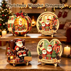 Christmas Wooden Tabletop Décor – Santa, Snowman & Reindeer