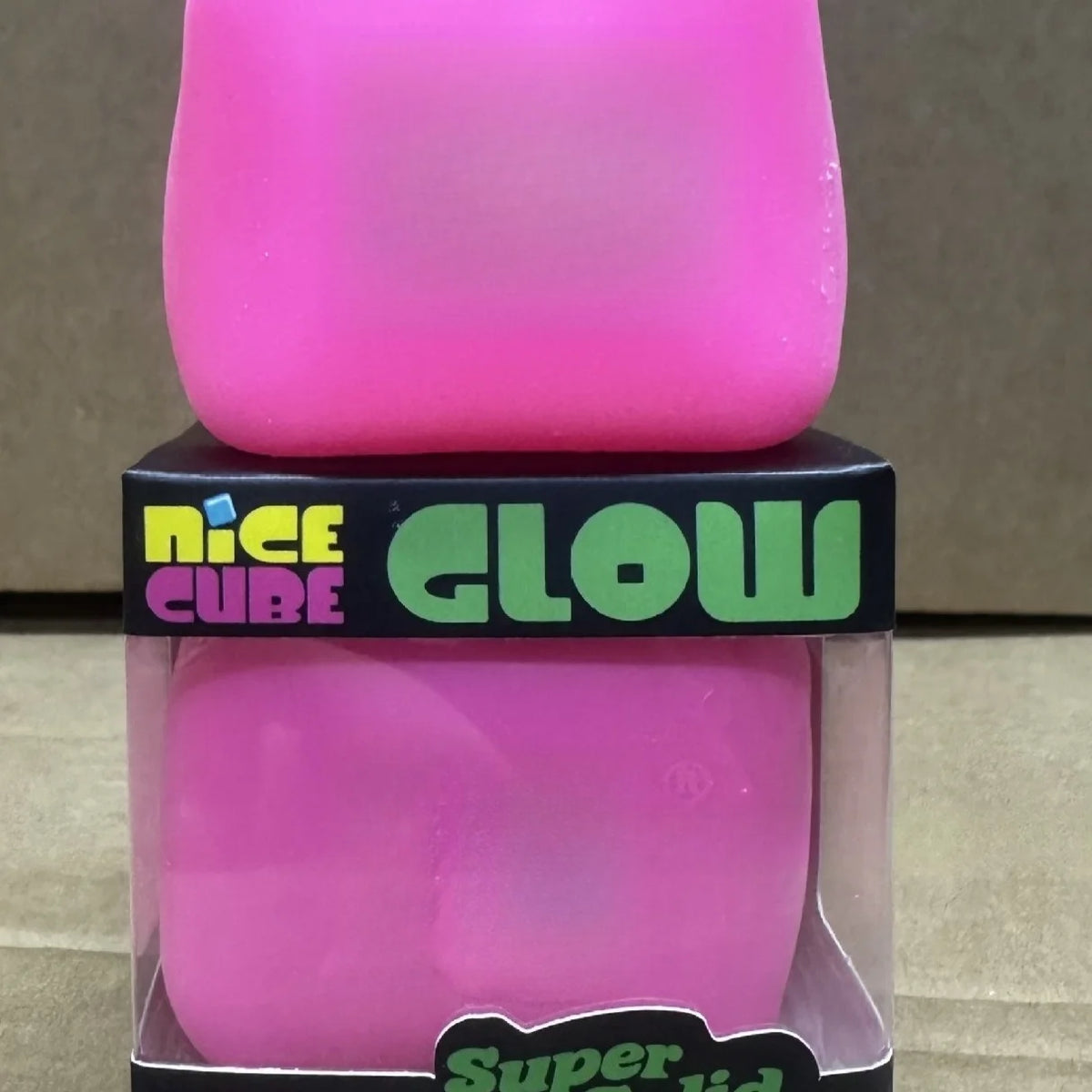 Glow Cube Squishy Toy – Slow-Rebound Ice Cube Sensory Fidget