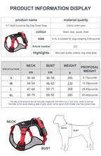 🐕🛡️ Reflective Tactical Dog Harness – 1680D Waterproof Vest