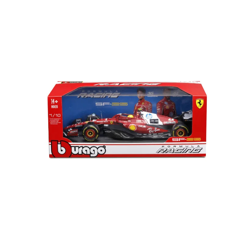 2025 SF25-#44 #16 Bburago 1:18 SF24 F1 Racing / SF23 F1 Ferrari Las Vegas #16 Sainz Static Car Model Vehicles Alloy Toy