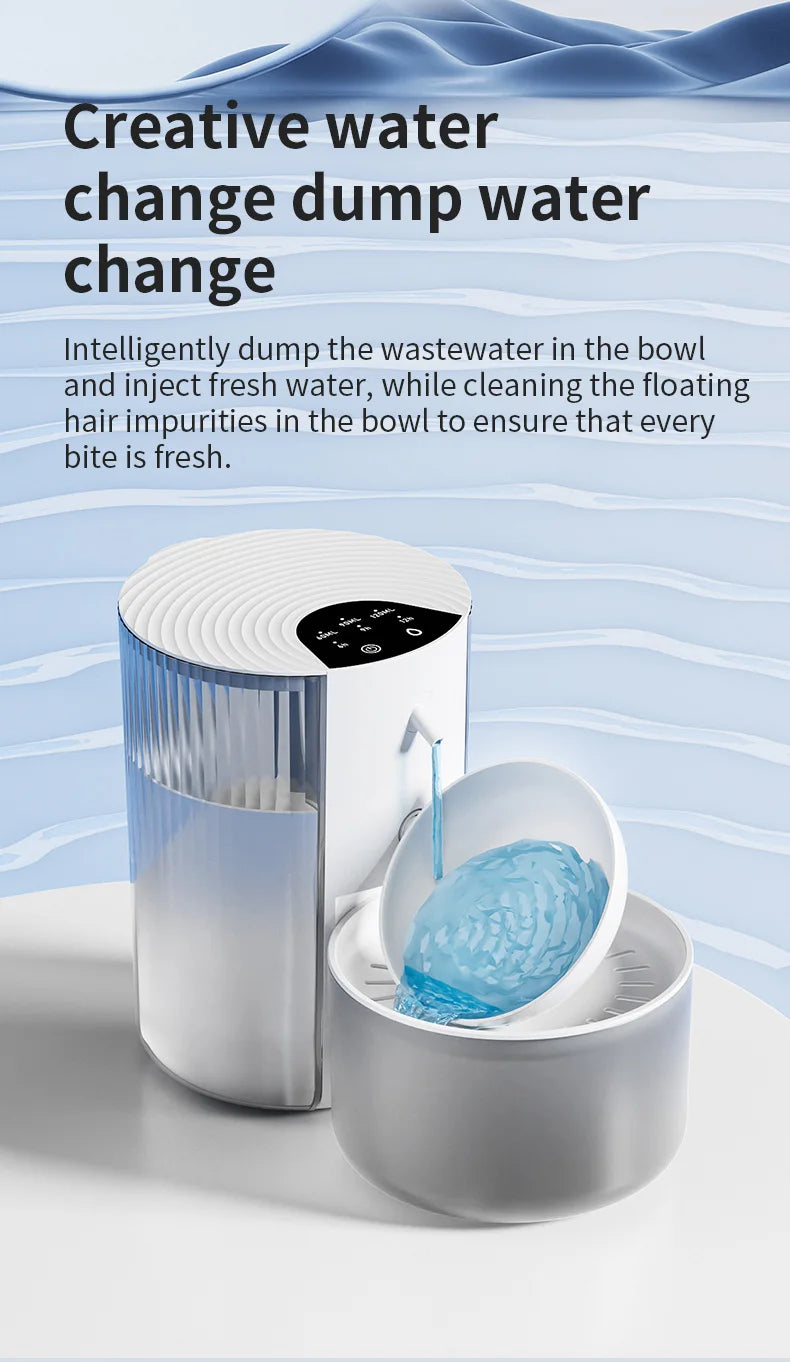 💧🐾 Smart Wireless Automatic Pet Water Dispenser – Rechargeable Fountain