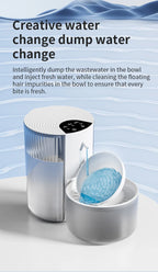 💧🐾 Smart Wireless Automatic Pet Water Dispenser – Rechargeable Fountain