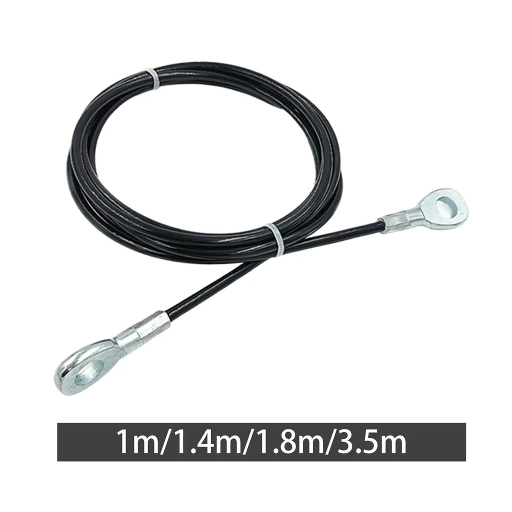 Multipurpose Portable Fitness Pulley Cable 🏋️‍♂️ | Steel Wire Rope Gym Attachment for Home & Gym Training (0.20"/5mm)