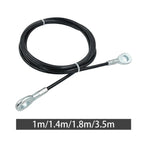 Multipurpose Portable Fitness Pulley Cable 🏋️‍♂️ | Steel Wire Rope Gym Attachment for Home & Gym Training (0.20"/5mm)