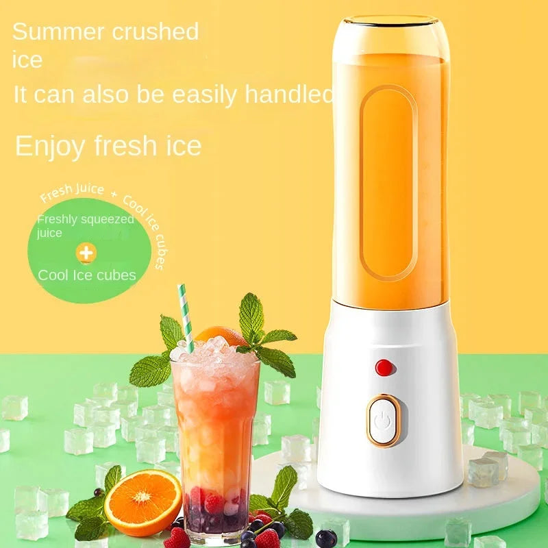 🥤⚡ Portable Kitchen Blender Wireless Electric Fruit Juicer 🍊 | 10-Blade Ice Crushing Mixer Machine ❄️ | USB Rechargeable Mini Food Blender for Home & Travel 🏡🚶‍♀️
