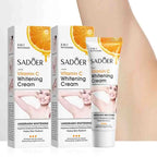 🍊✨ SADOER Vitamin C Body Lotion 💛 | Moisturizing & Brightening Body Care Cream 🧴 | Nourishing Anti-Dry Armpit & Full Body Skincare