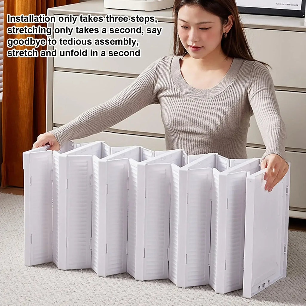 👟✨ Clear Shoe Rack Storage Organizer | Foldable Stackable Shoe Boxes 🧼 | Transparent Shoe Storage for Bedroom, Hallway, Dorm & Workplace