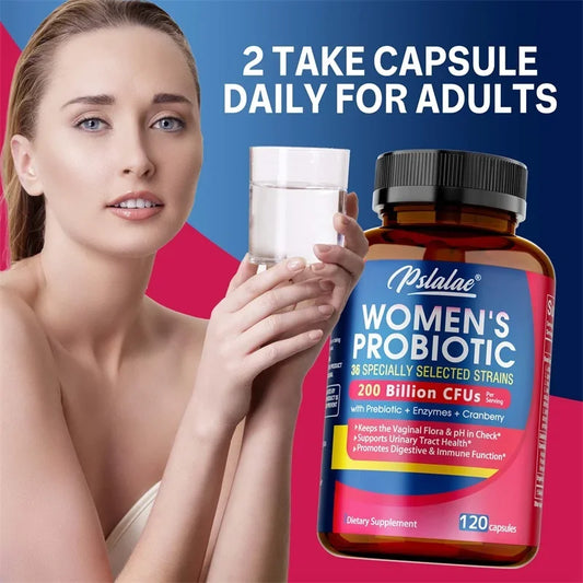 Probiotics for Women - Supports Intestinal Health, Improves Digestion, Helps with Weight Loss, and Balances Gut Bacteria