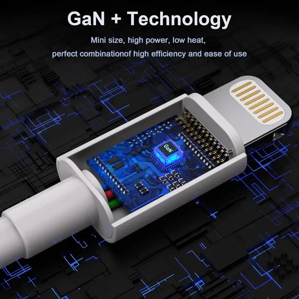 6-Pack Apple MFi Certified Lightning Fast Charging Cables (3/3/6/6/6/9FT)