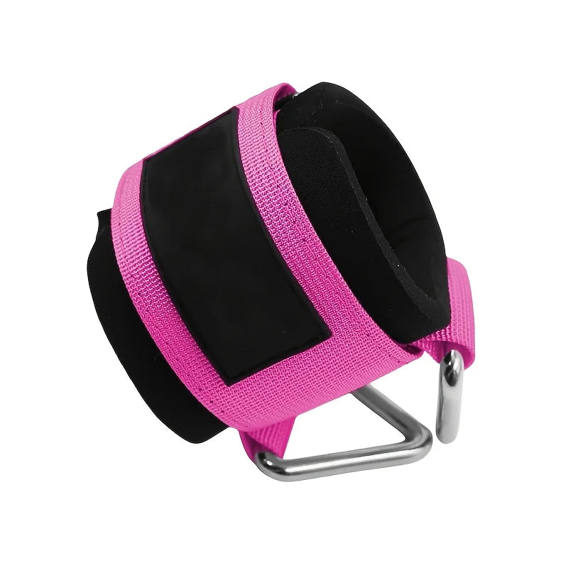 Adjustable Wrist Cuff for Cable Machine – Neoprene Padded Gym Ankle/Wrist Strap for Arm & Glute Training | Fitness Attachment for Men & Women (1 Pc)