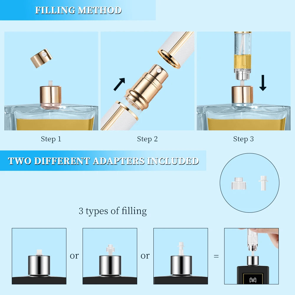 5ML Refillable Perfume Atomizer – Portable Mini Spray Travel Bottle ✨