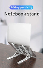 💻📐 Portable Foldable Laptop Stand – Cooling Riser Support Base