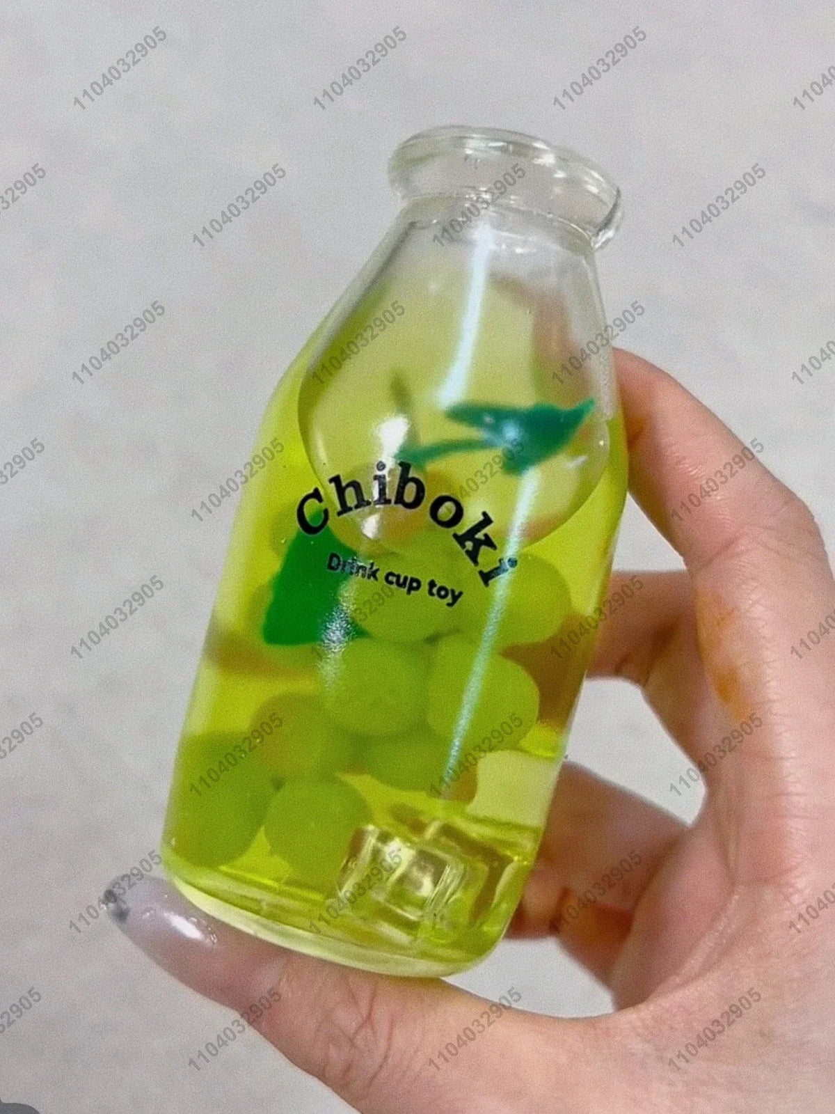 Geometric Milk Bottle Squishy Stress Ball – ASMR Sensory Fidget Toy