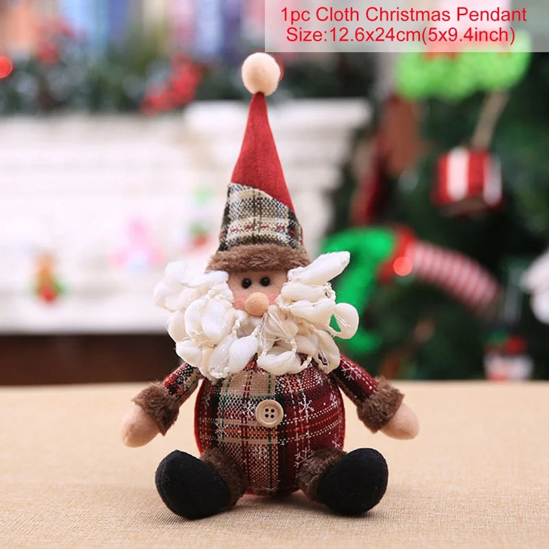 Christmas Doll Ornament – Festive Holiday Table Décor