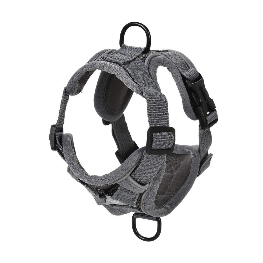 🐾🎽 Tactical Reflective Cat & Small Dog Harness with Leash