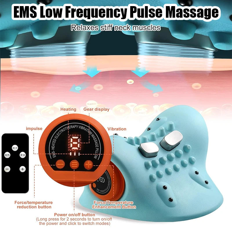 Electric Head Acupoint Massage Pillow