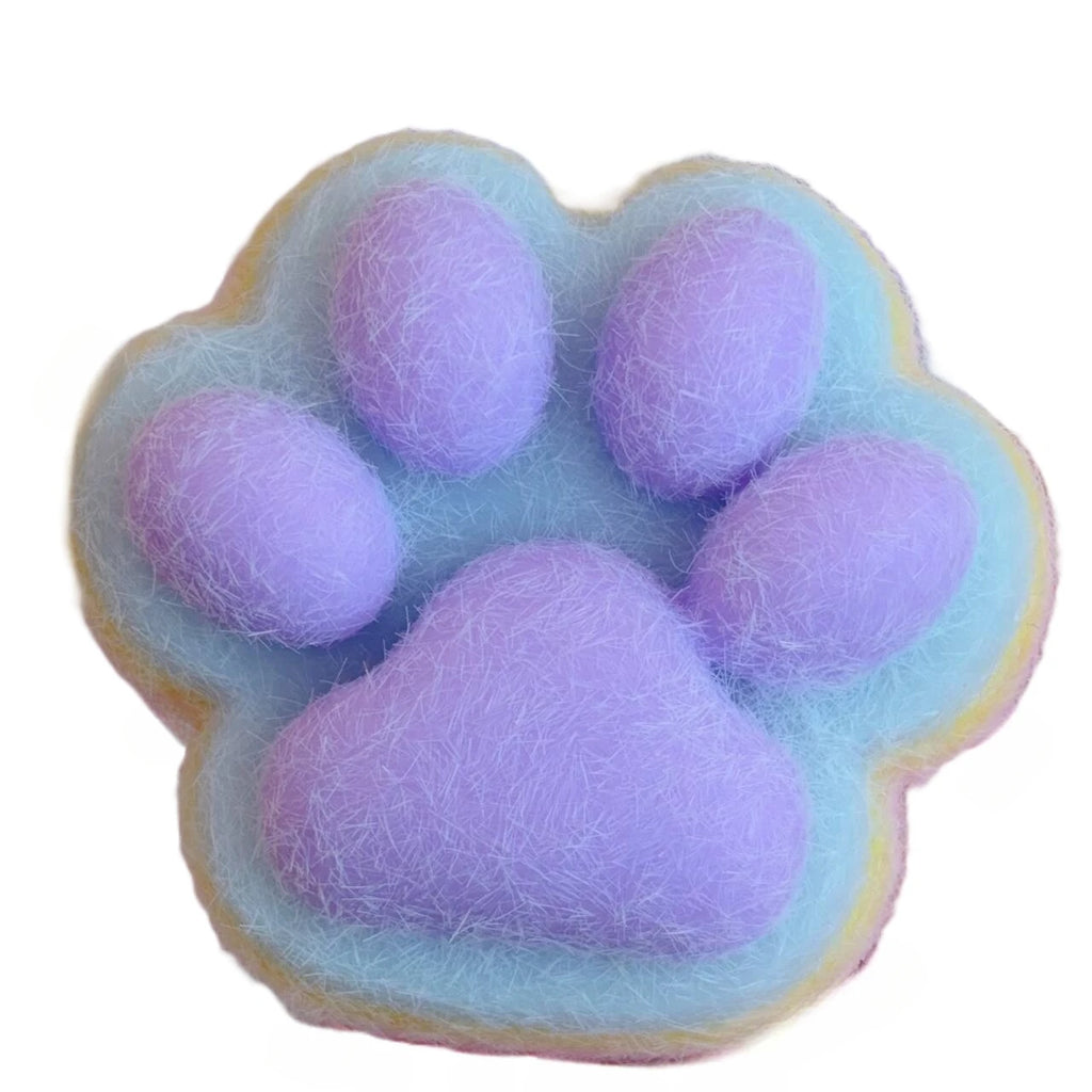 Cat Paw Mochi Squishy Toy – Soft Plush & Silicone Slow-Rebound Fidget