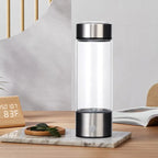 1pc 15.2 Fl. Ounces (450mL) Portable Hydrogen Water Generator 3 Minutes Mode High Concentration Hydrogen Water Generator