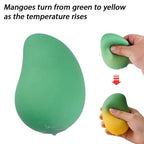 Color Changing Fruit Stress Ball – TPR Mango & Grape Squishy Fidget Toy