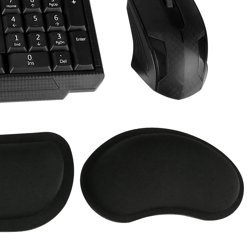 ⌨️🖱️ Widen Memory Foam Wrist Rest Set – Keyboard & Mouse Support