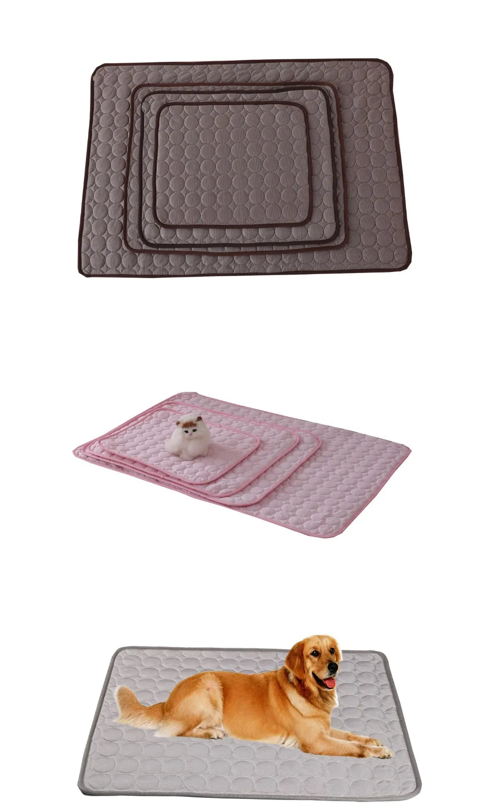 ❄️🐾 Dog Cooling Mat – Summer Pet Cold Bed Ice Pad