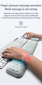 ⌨️🖱️ Ergonomic Memory Foam Keyboard & Mouse Wrist Rest Pad