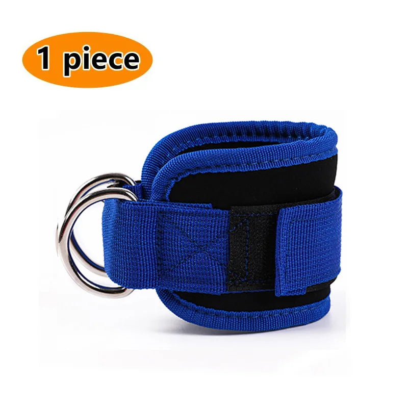Double D-Ring Cable Ankle Straps – Gym Ankle Cuffs for Glutes, Legs & Strength Training🍑🏋️‍♀️