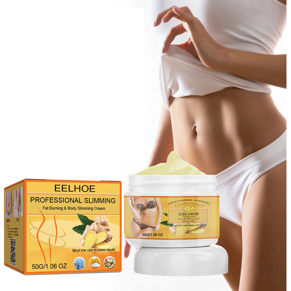 🔥🌿 Ginger Slimming Cream – Fat Burning & Body Contouring | Boost Metabolism & Firm Hydrated Skin