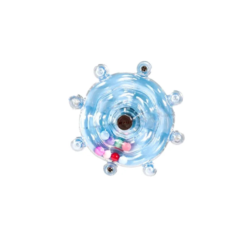 🦜🎡 Parrot Wheel Interactive Hanging Toy with Sound Ball