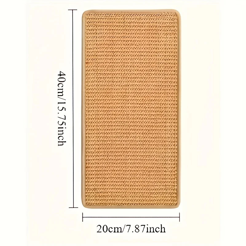 A sturdy and thick cat scratch board - free of clutter, sofa safety, used for exercise and relaxation