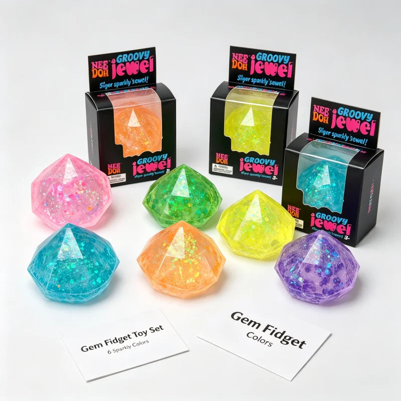 NeeDoh Diamond – Satisfying Sensory Squeeze Fidget Toy
