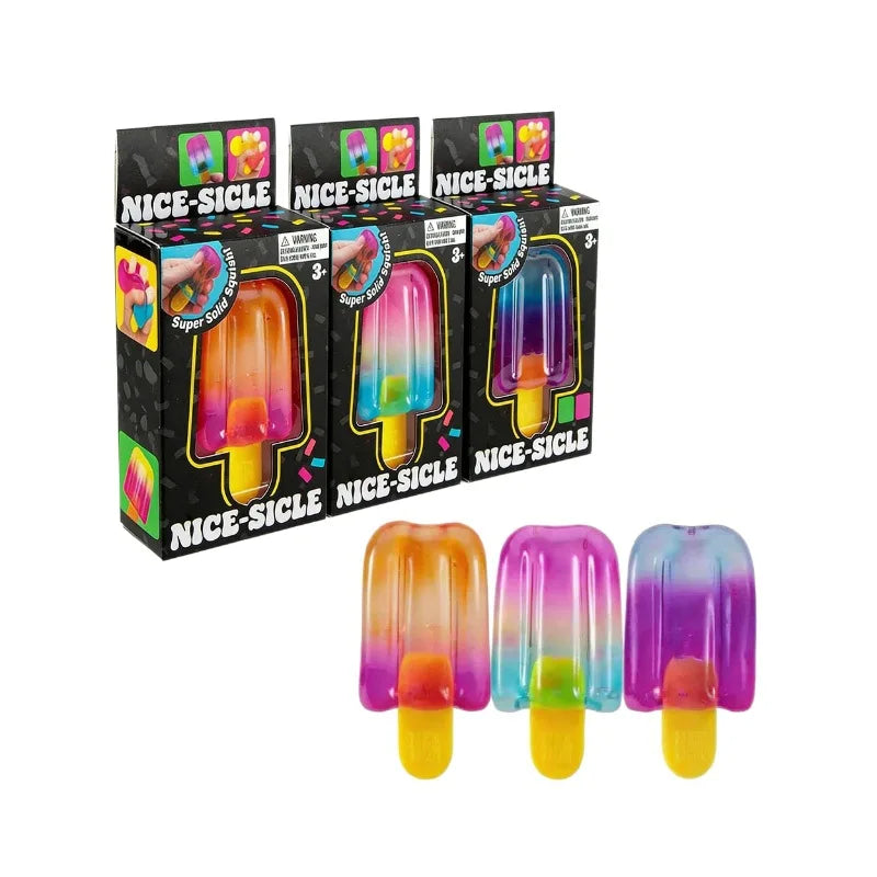 Popsicle Blind Box Squishy Cube – Sensory Squeeze Fidget Toy